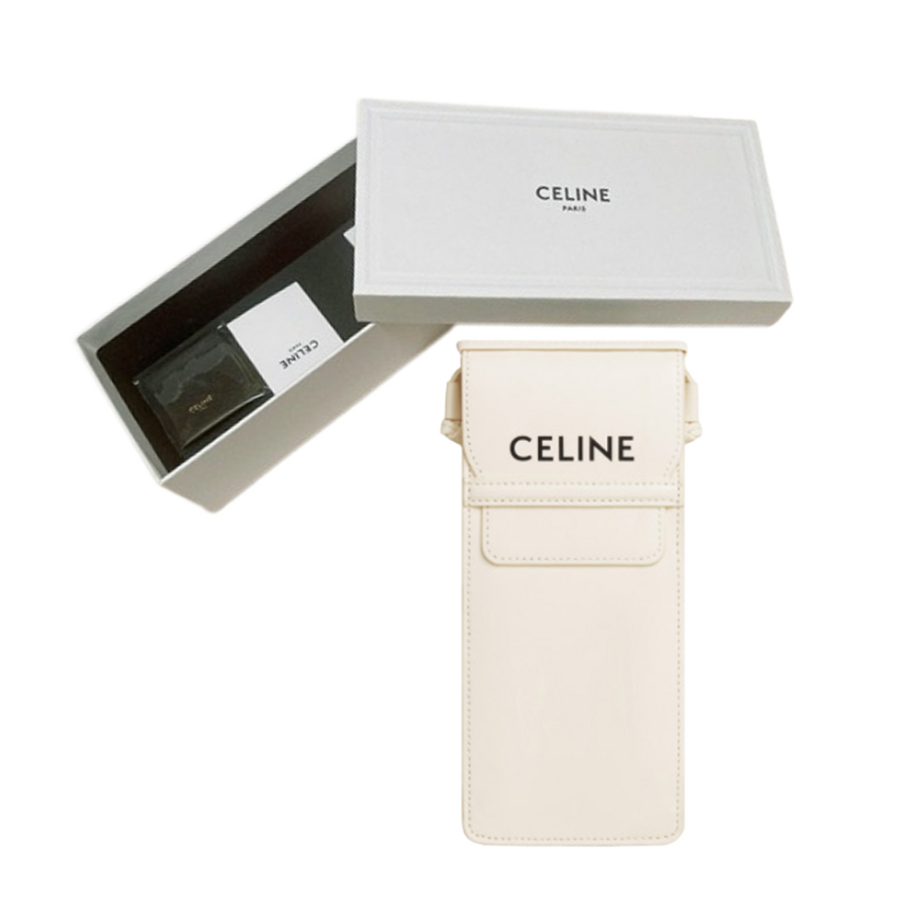 CELINE Plate Frame Oval Eyeglass Frames Women's