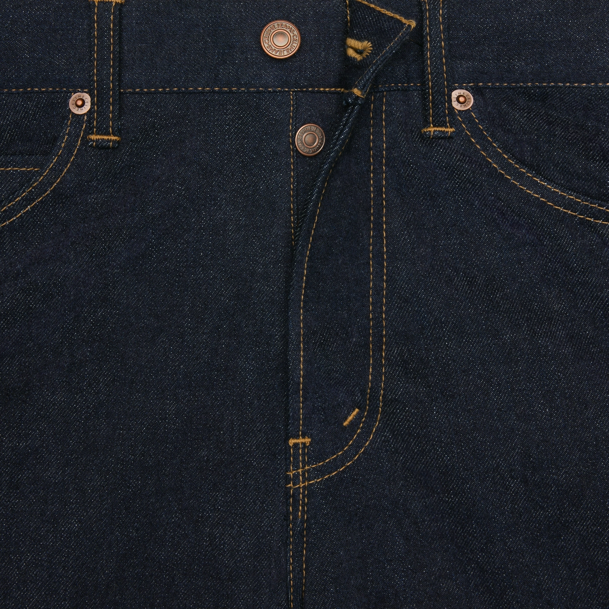 CELINE Kurt Jeans In Raw Wash Denim