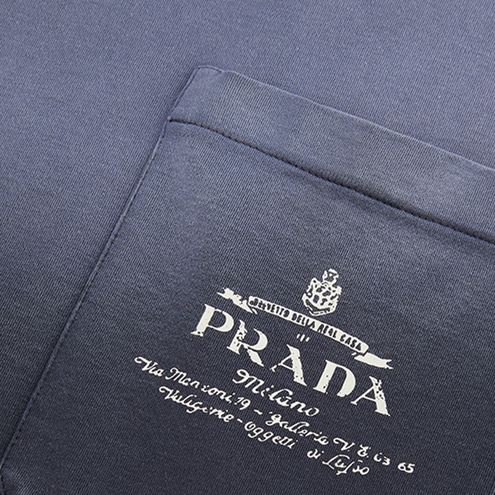 PRADA T-Shirts Men Blue