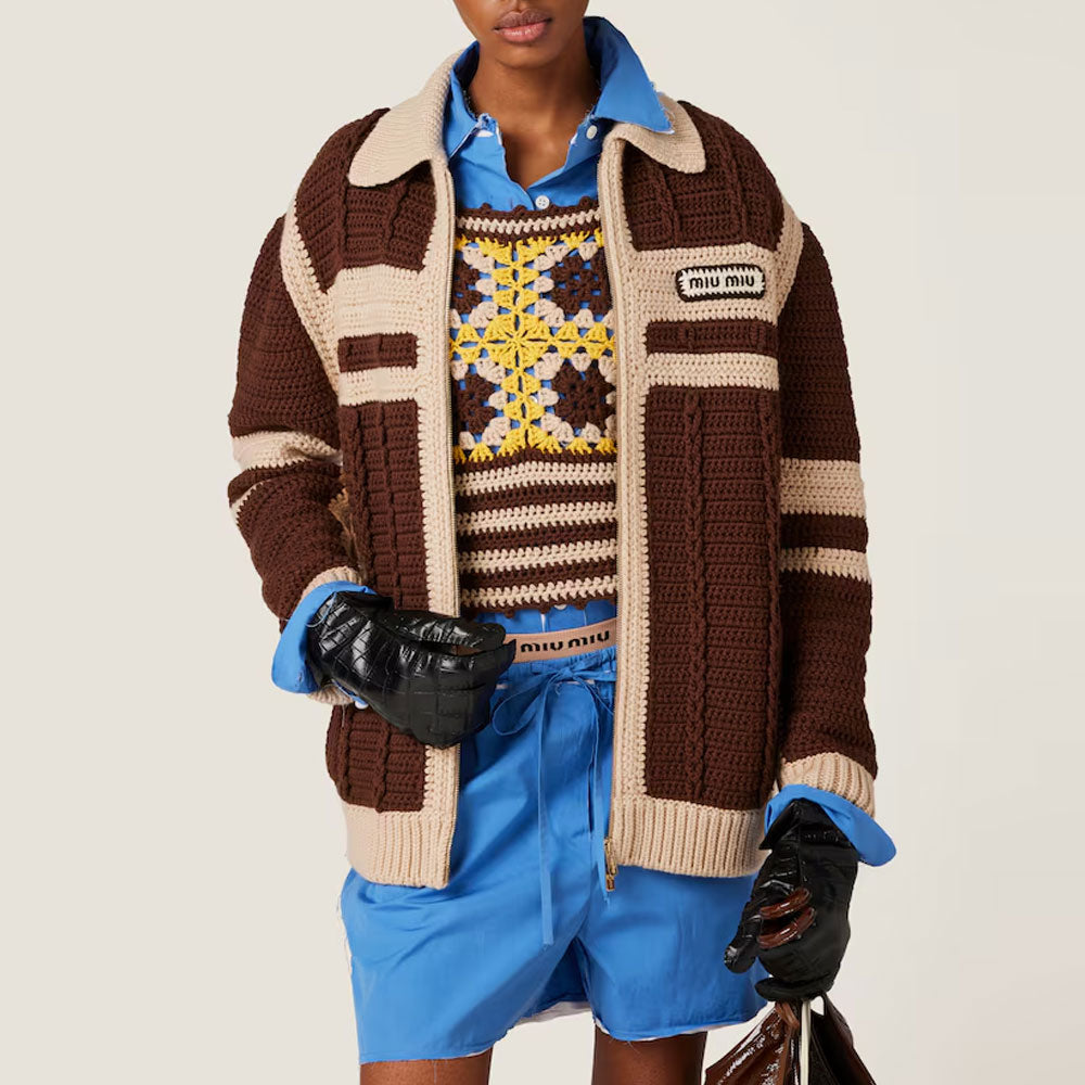 MIU MIU Drawstring Elastic Waist Shorts