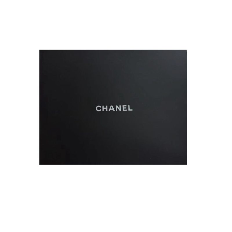 CHANEL Wool Shawls Unisex Black/Purple/Gray