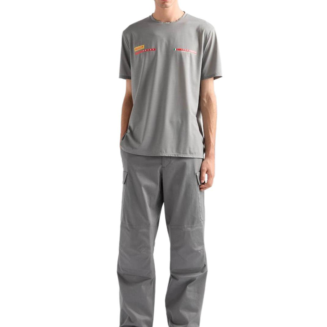 PRADA T-Shirts Men Gray