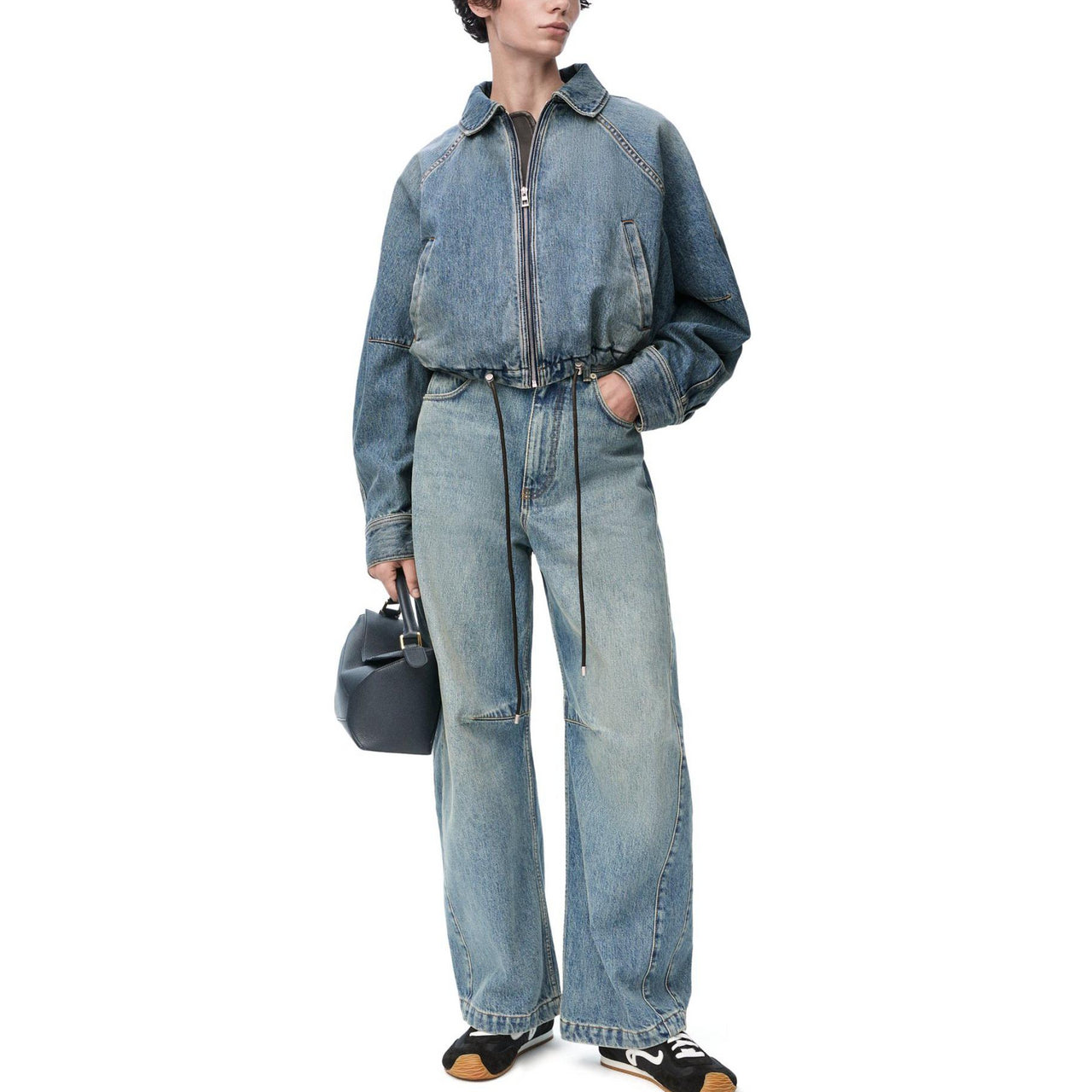 LOEWE Balloon Jacket 'Washed Denim'