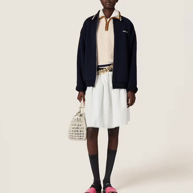 MIU MIU SS25 Jackets & Coats Women's Marine Blue