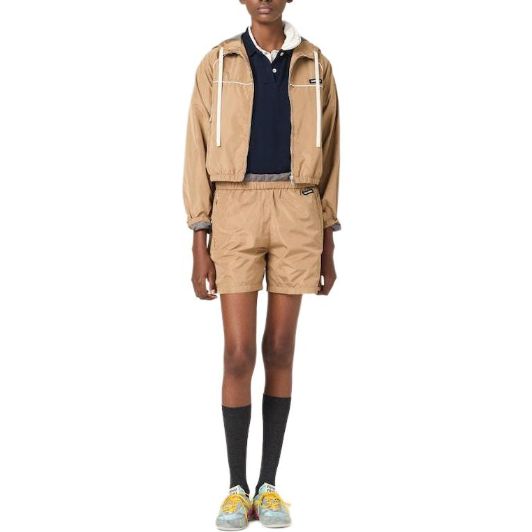 MIU MIU SS25 Jackets & Coats Women's Khaki