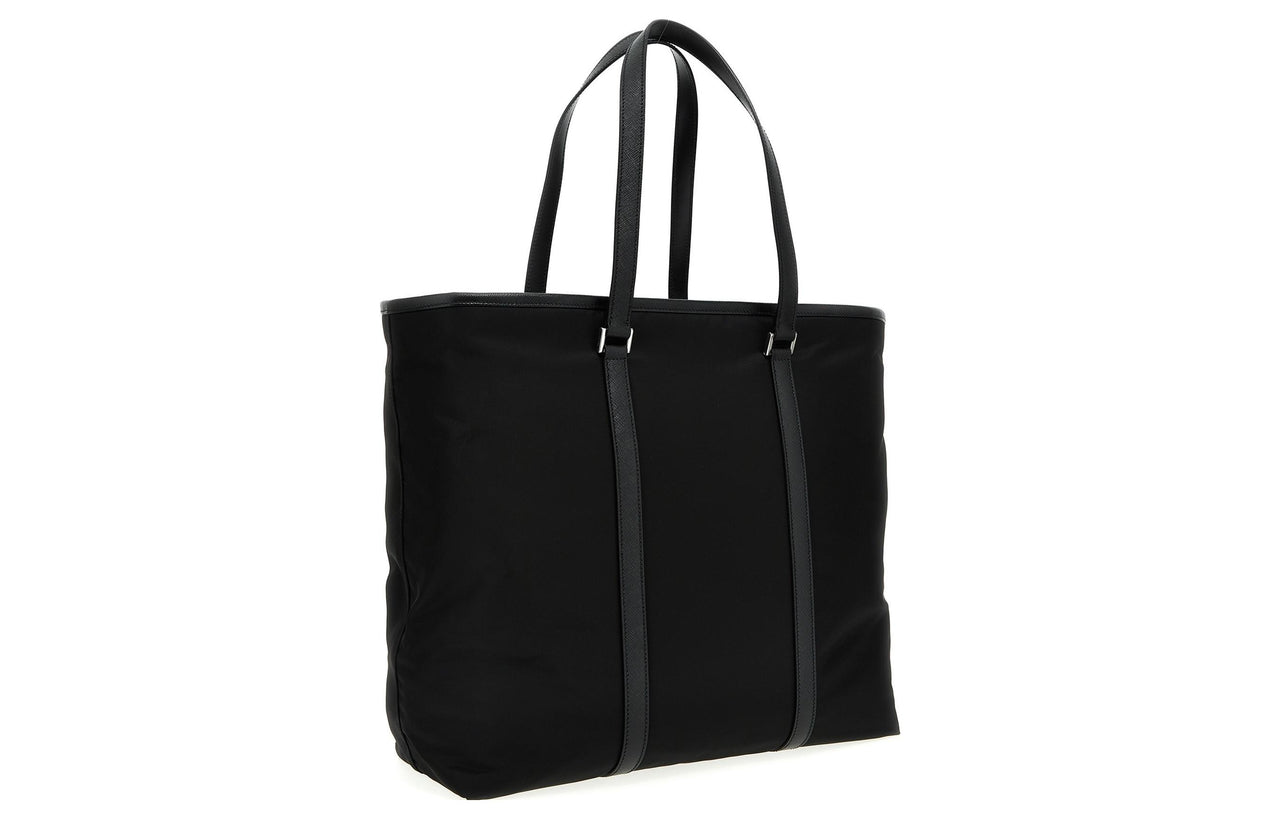 PRADA Nylon Tote Bag, Shopping Bag, Shoulder Bag, Handbag Regular Men's Black