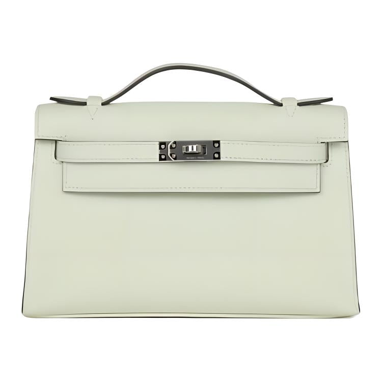 HERMES Mini Kelly Generation 1 Swift Leather Generation 1 Kelly Bag Handbag Women's 0S Bubble Green