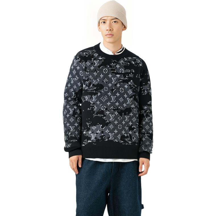 LOUIS VUITTON SS22 Sweater Men's Black