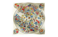 HERMES Silk Scarves Women's Multicolor
