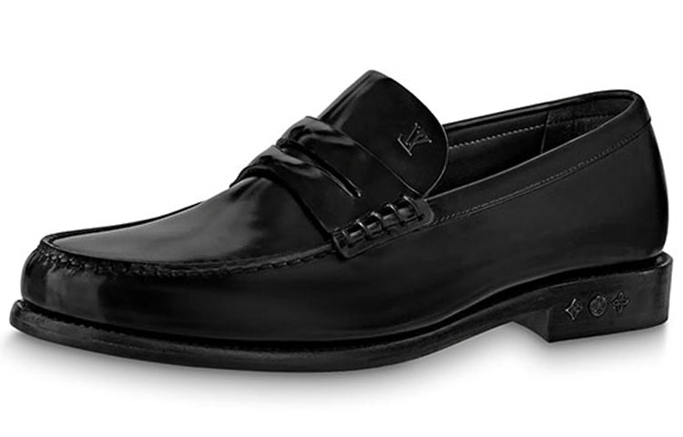 LOUIS VUITTON Monceau Casual Shoes Men's Black