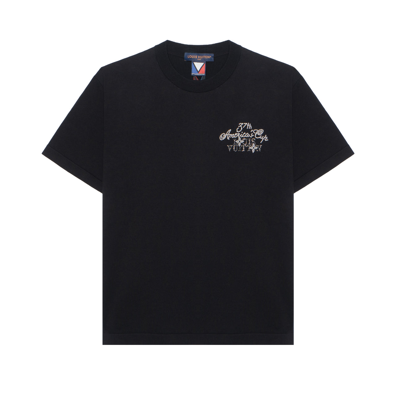 LOUIS VUITTON Embellished Short-Sleeved Cotton Crewneck