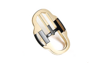 HERMES Scarf Buckle Women's Gold
