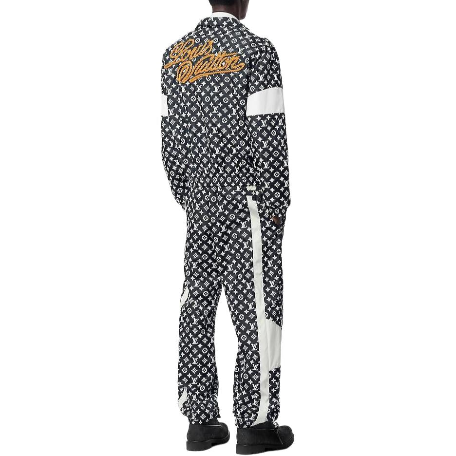 LOUIS VUITTON Monogram Printed Technical Track Top