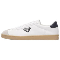 PRADA Low Top Skateboard Shoes Men's White