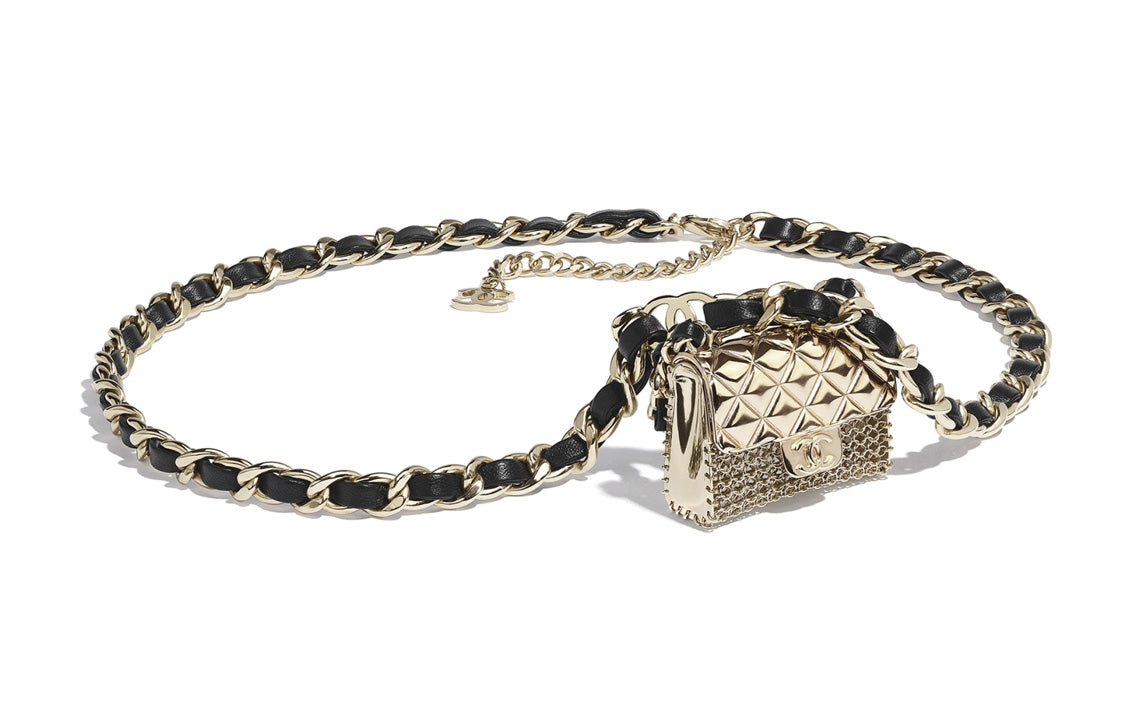 CHANEL Waist Chains Women's Gold And Black