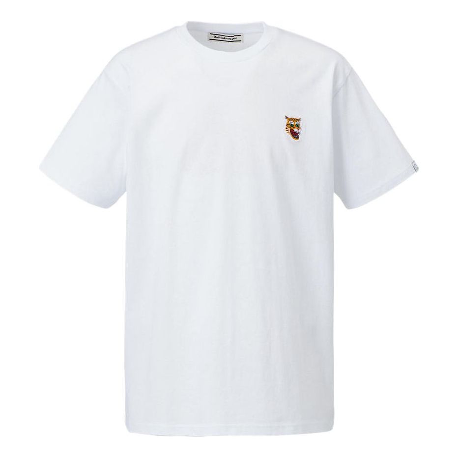 Onitsuka Tiger Embroidery Logo T-shirt 'White' 2183B030-100