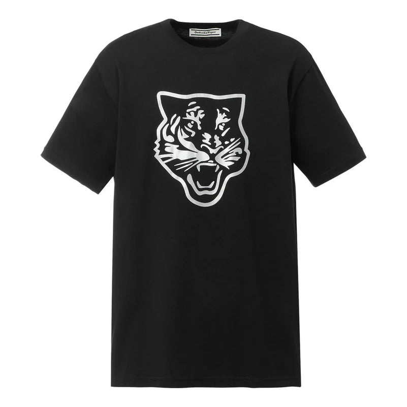 Onitsuka Tiger Logo Graphic T-Shirt 'Black Silver' 2183B175-002