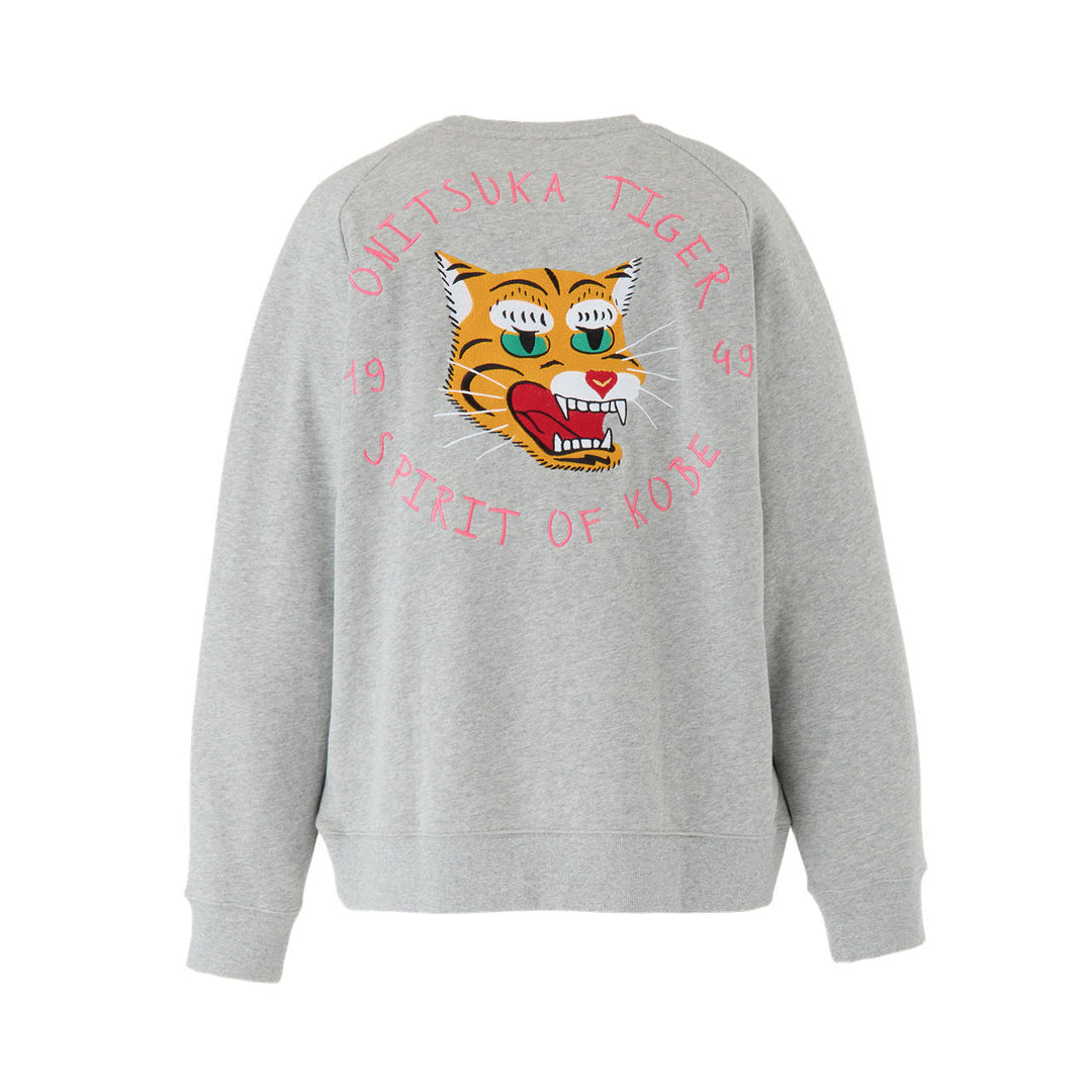 Onitsuka Tiger Graphic Sweatshirt 'Heather Grey' 2183B182-020