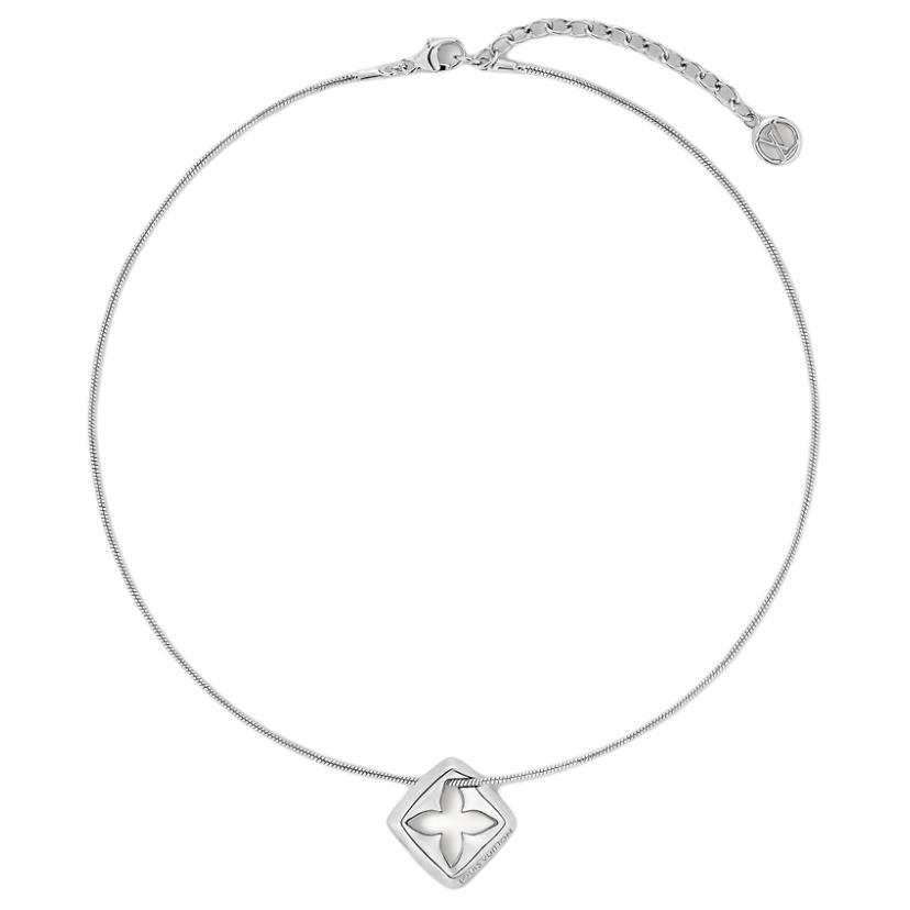 LOUIS VUITTON Metal Necklaces Women's Silver
