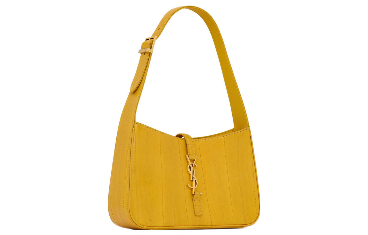 SAINT LAURENT Eel Skin Hobo Bag Shoulder Bag Hobo Bag Handbag Shoulder Bag Women's Yellow