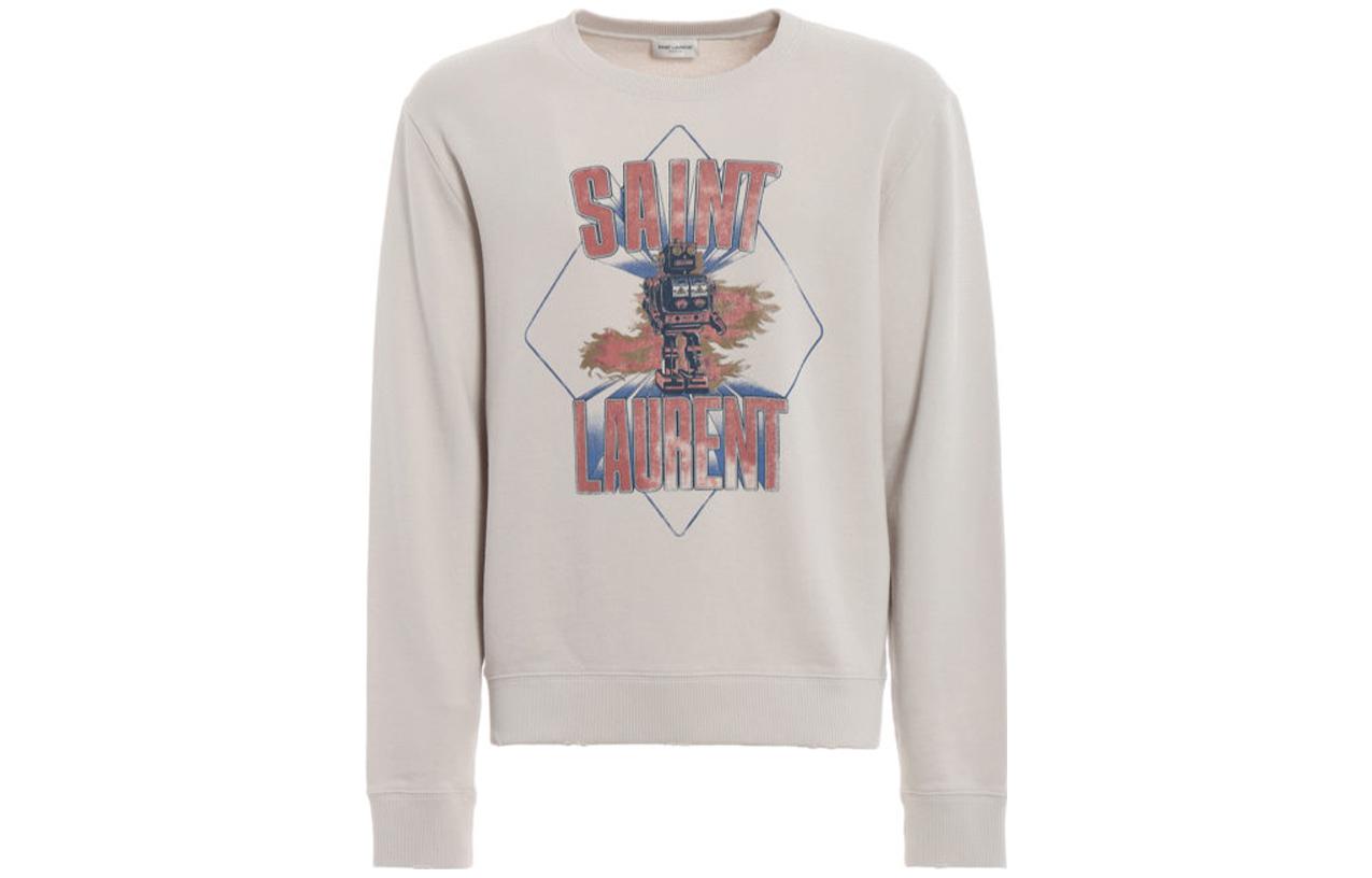 SAINT LAURENT Sweatshirts Men White