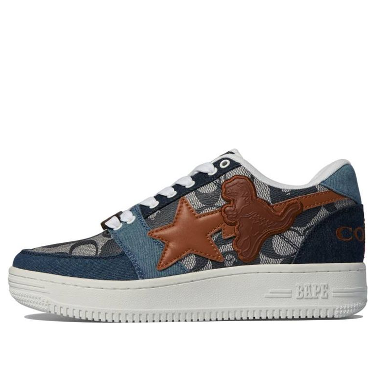 A Bathing Ape x Coach Bape sta M2 Low 'Denim' 1H74-191-901