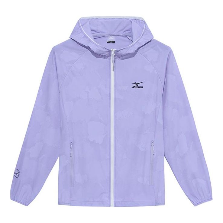 Mizuno UPF50+Logo Outdoor Jacket 'Purple' A2CE3126