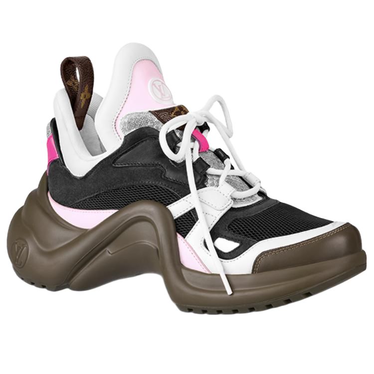 LOUIS VUITTON Archlight Sneakers 'Black Pink Brown' Women's