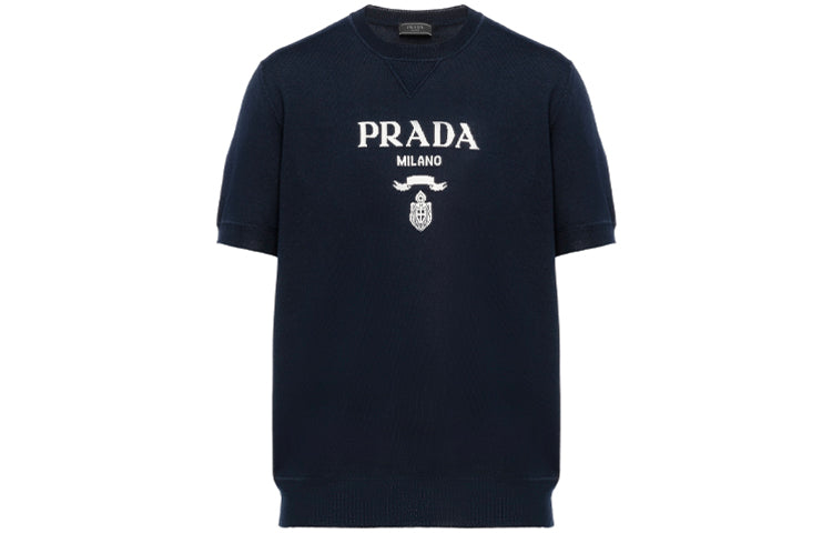 PRADA Cashmere Sweaters Men Blue