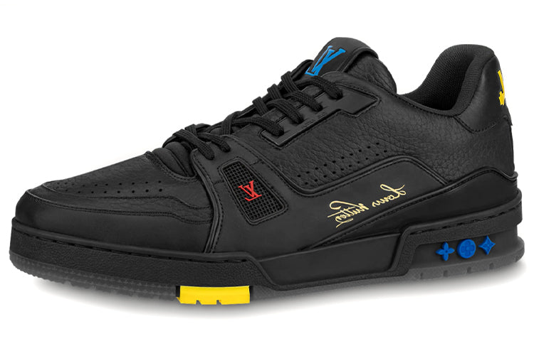 LOUIS VUITTON Trainer 'Black Leather'