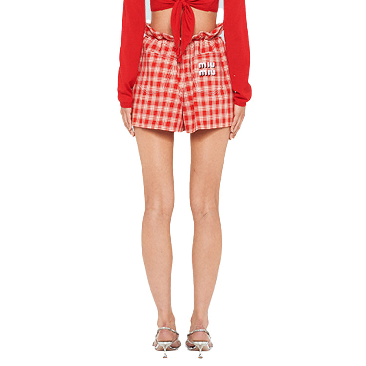 MIU MIU Casual Shorts Women's Red