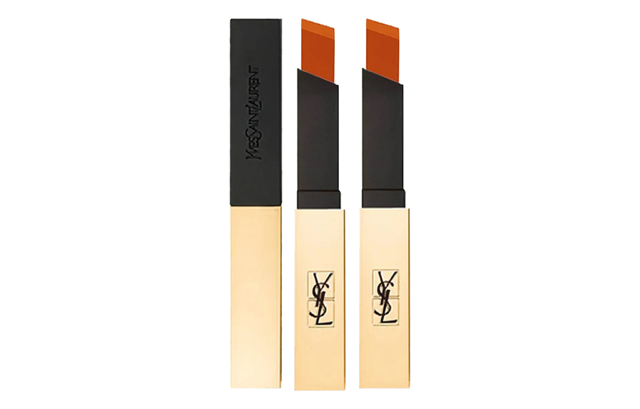 SAINT LAURENT Small Gold Bar Double Pack Lipsticks Velour Easy To Blend Complexion 2.2g*2