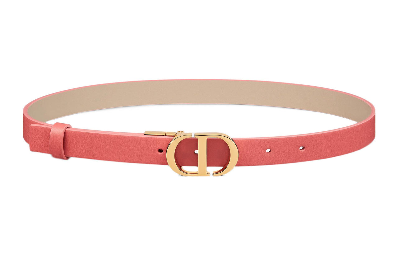 DIOR Cow Leather Belt Women's Width  3CM