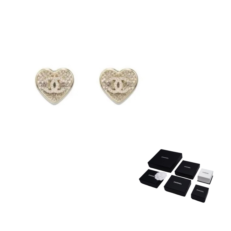 CHANEL Stud Earrings Women's