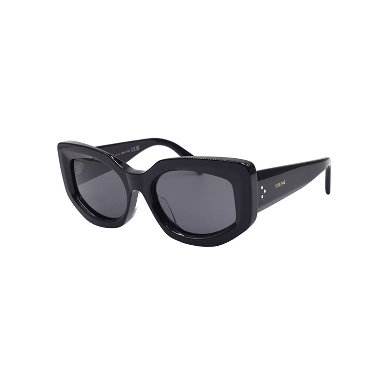 CELINE Plate Frame Butterfly Sunglasses Women's Black
