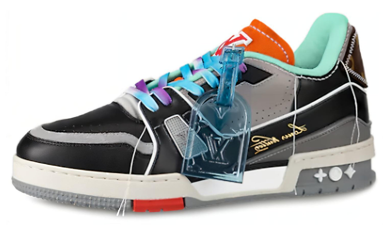LOUIS VUITTON Lv Trainers 'Teal Multi color'