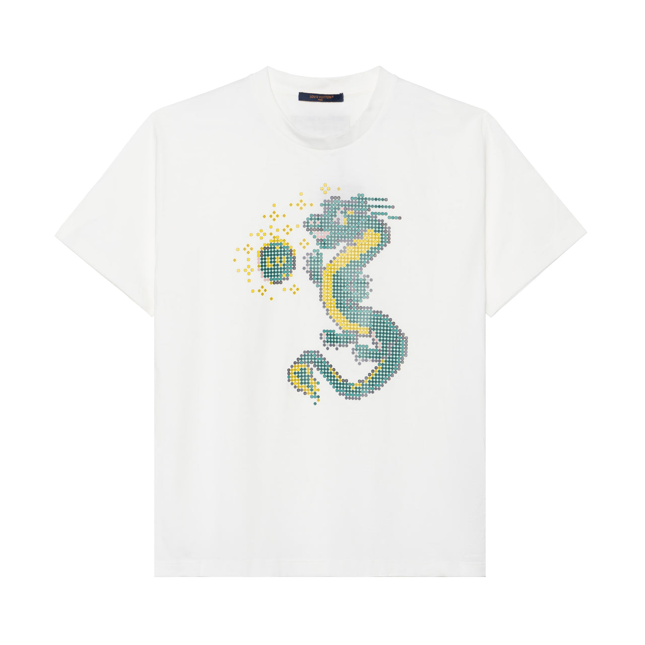 LOUIS VUITTON Short Sleeved Cotton T Shirt