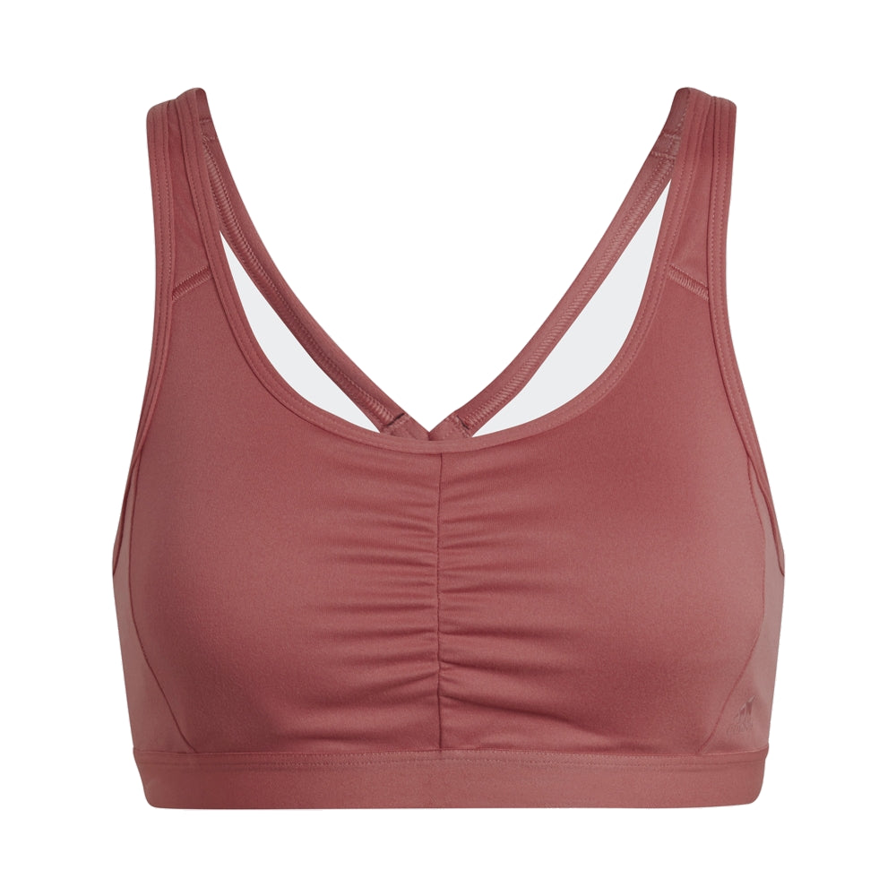 (WMNS) adidas Coreessentials Medium-Support Bra 'Red' HL8569