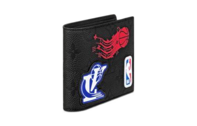 LOUIS VUITTON X Nba Hero Jacket Leather Multiple Wallet Monogram Black
