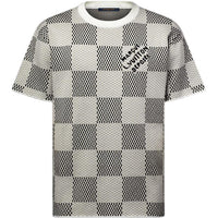 LOUIS VUITTON Damier Jacquard Short-Sleeved Crewneck