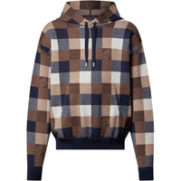 LOUIS VUITTON Damier Cashmere And Wool-Blend Hoodie