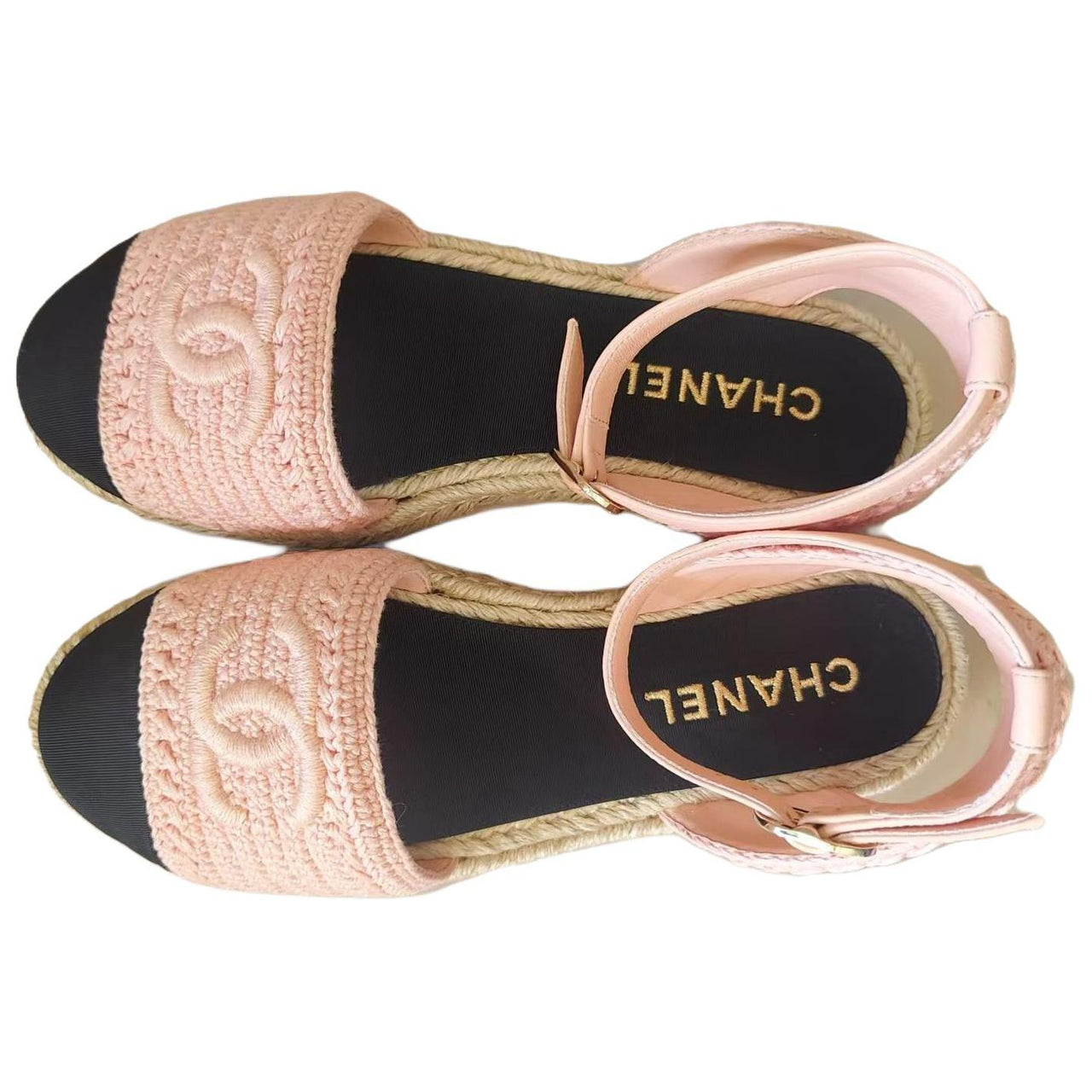 CHANEL 22A Early Autumn Espadrilles Women's Pink