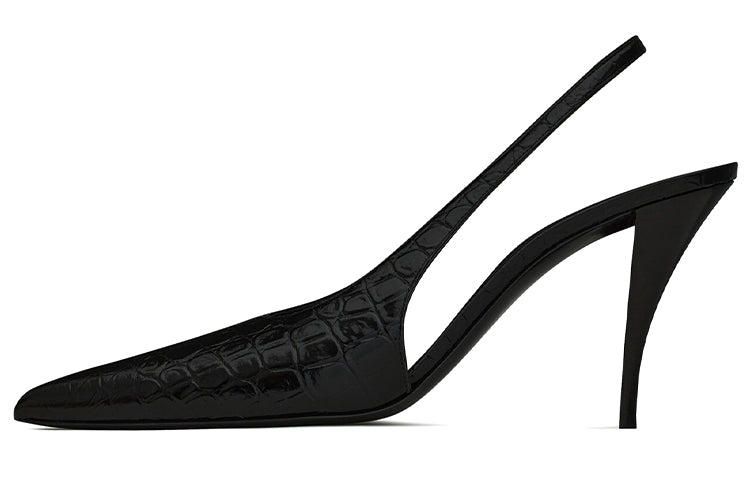 SAINT LAURENT Viper 100mm Slingback Pumps