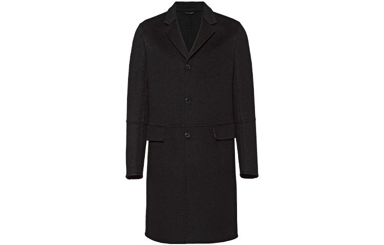 PRADA Coats Men Black