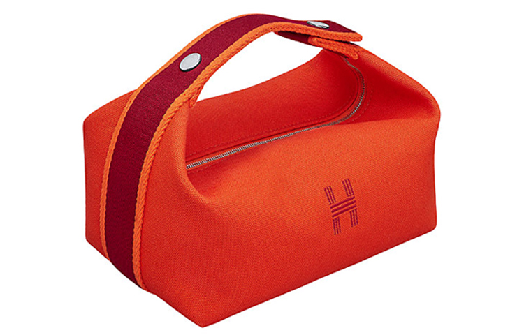 HERMES Bride-a-Brac Canvas Canvas Bag Portable Travel Bags Storage Bags Toiletry Bags Large Size Unisex