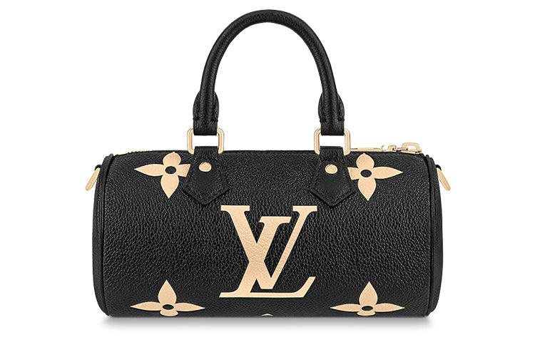 LOUIS VUITTON Bb Papillon Bicolor Monogram Empriente Black/Beige