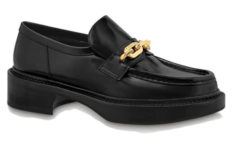 LOUIS VUITTON LV Academy Loafers Women's Black