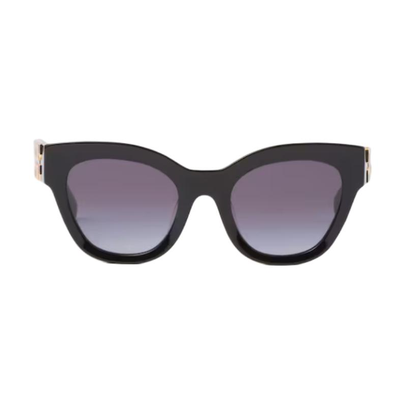 MIU MIU Acetate Cat Eye Sunglasses Women's Black