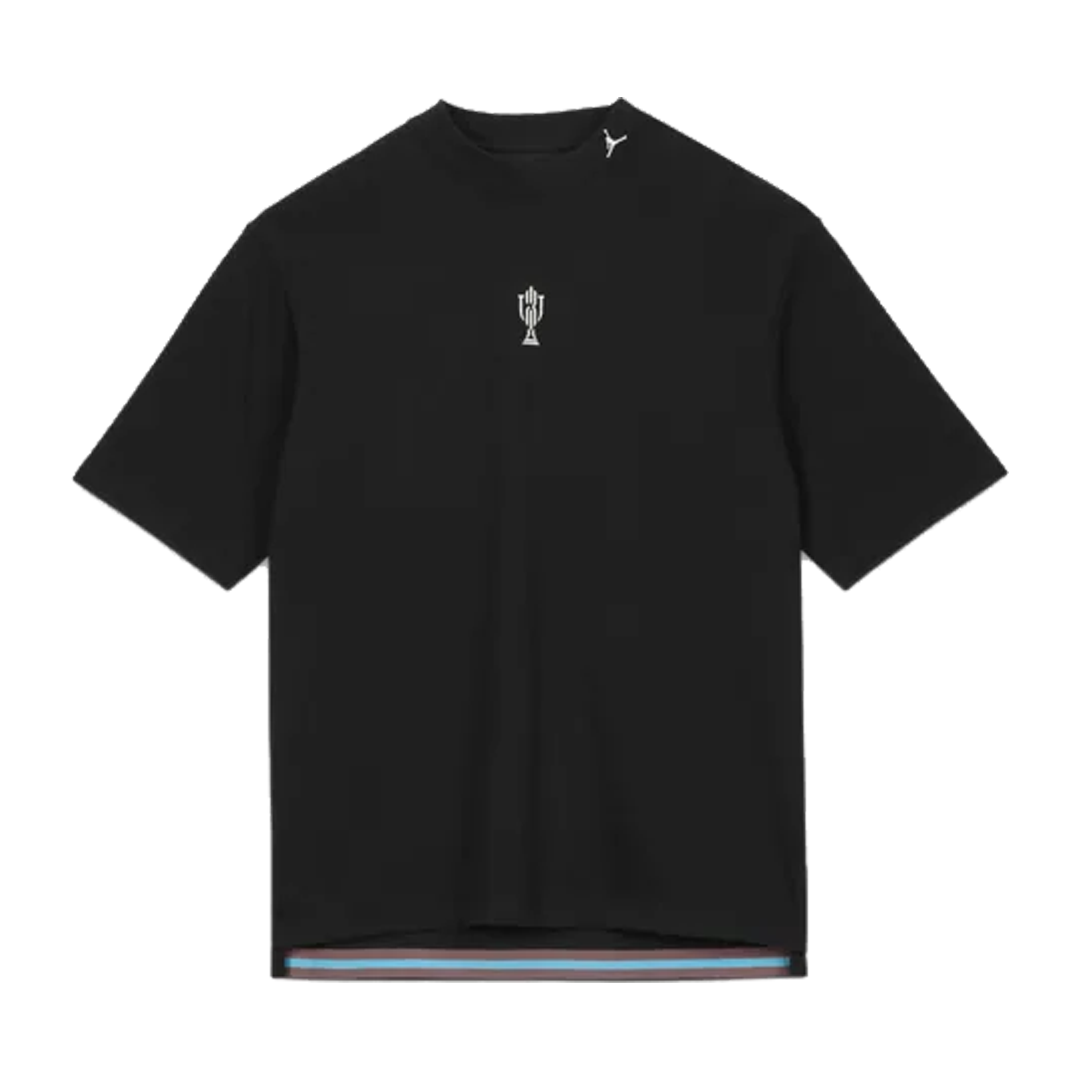 Air Jordan x Trophy Room Short Sleeves Top 'Black' FQ3844-010