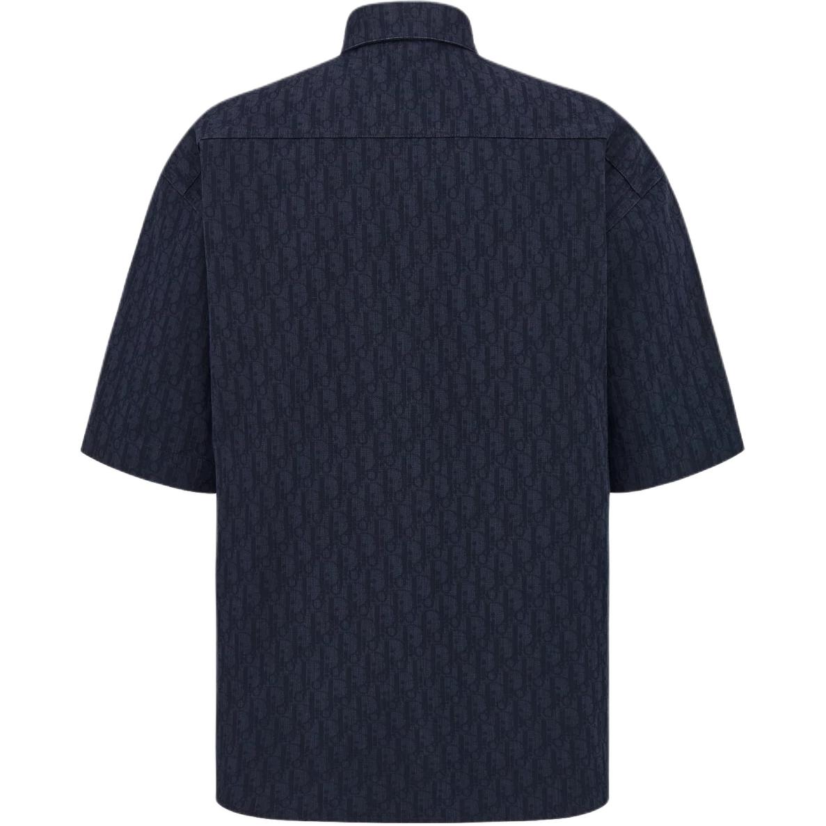 DIOR Quarterly New Products Shirts Men Marine Blue